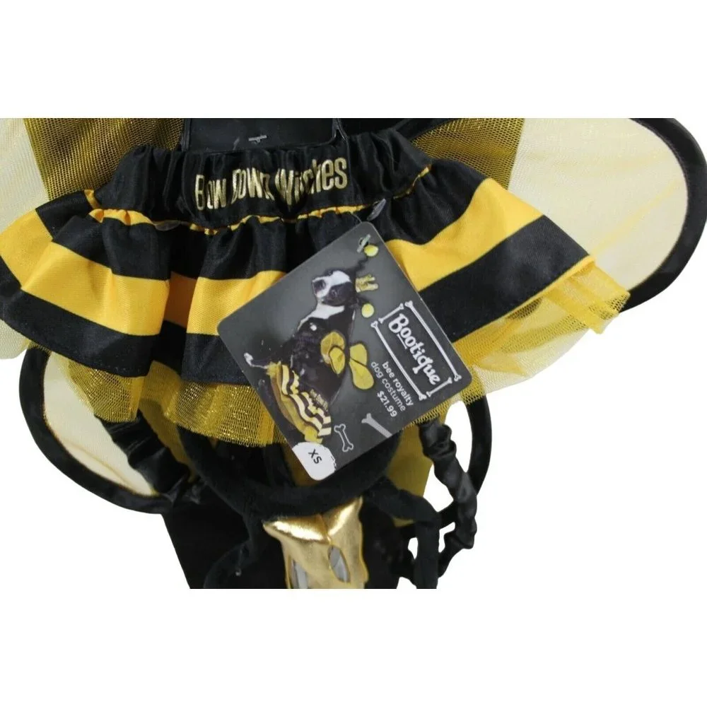 Bootique Pet Costume - Bee Royalty - XS - Extra Small - New
